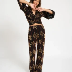 TILTIL Luna Pants Tropical Black - Things I Like Things I Love