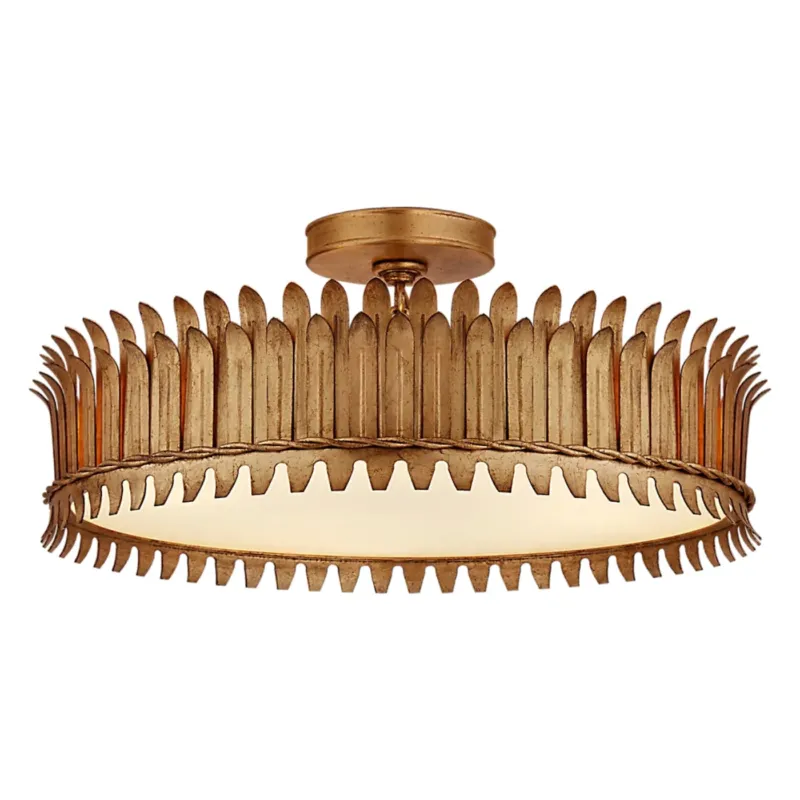 Visual Comfort Signature x Suzanne Kasler Leslie Semi Flush Mount