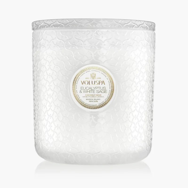 Voluspa 5-Docht Duftkerze Eucalyptus & White Sage | 3,5 kg