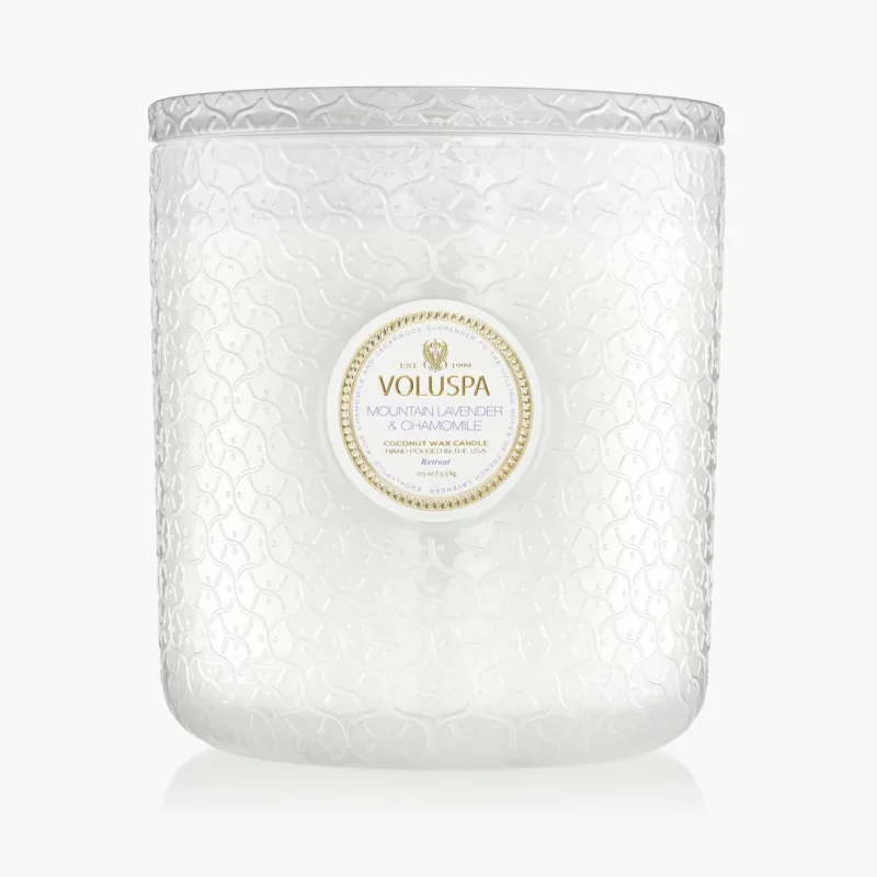 Voluspa 5-Docht Duftkerze Mountain Lavender & Chamomile | 3,5 kg