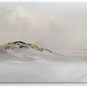 Wandbild 120x80cm Minimale Landschaft Abstrakte Kunst Berg Hügel